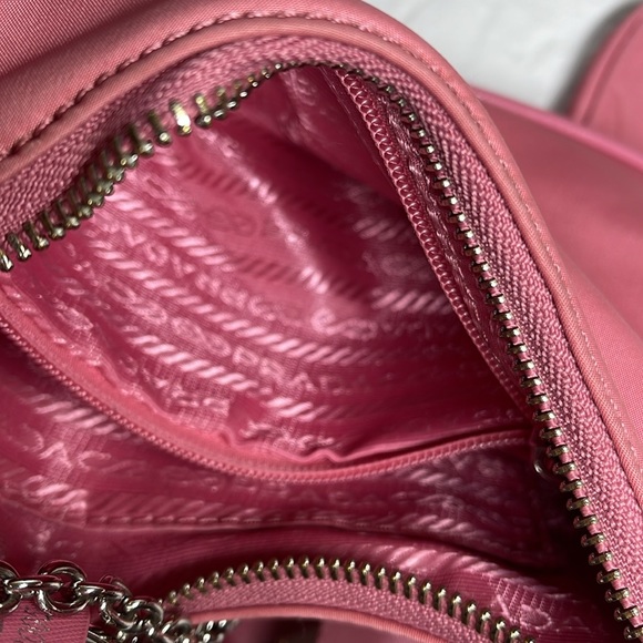 Prada Re-Edition 2005 Nylon Bag Pink - Picture 13 of 14